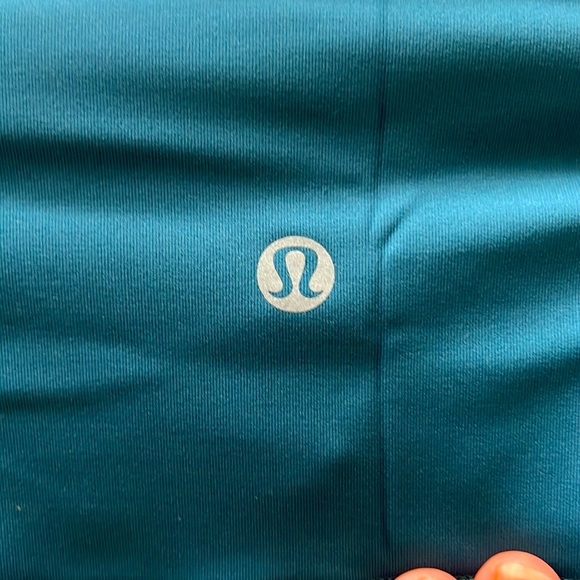 Teal Lululemon Size 8 Wunder Under Leggings - Picture 3 of 4